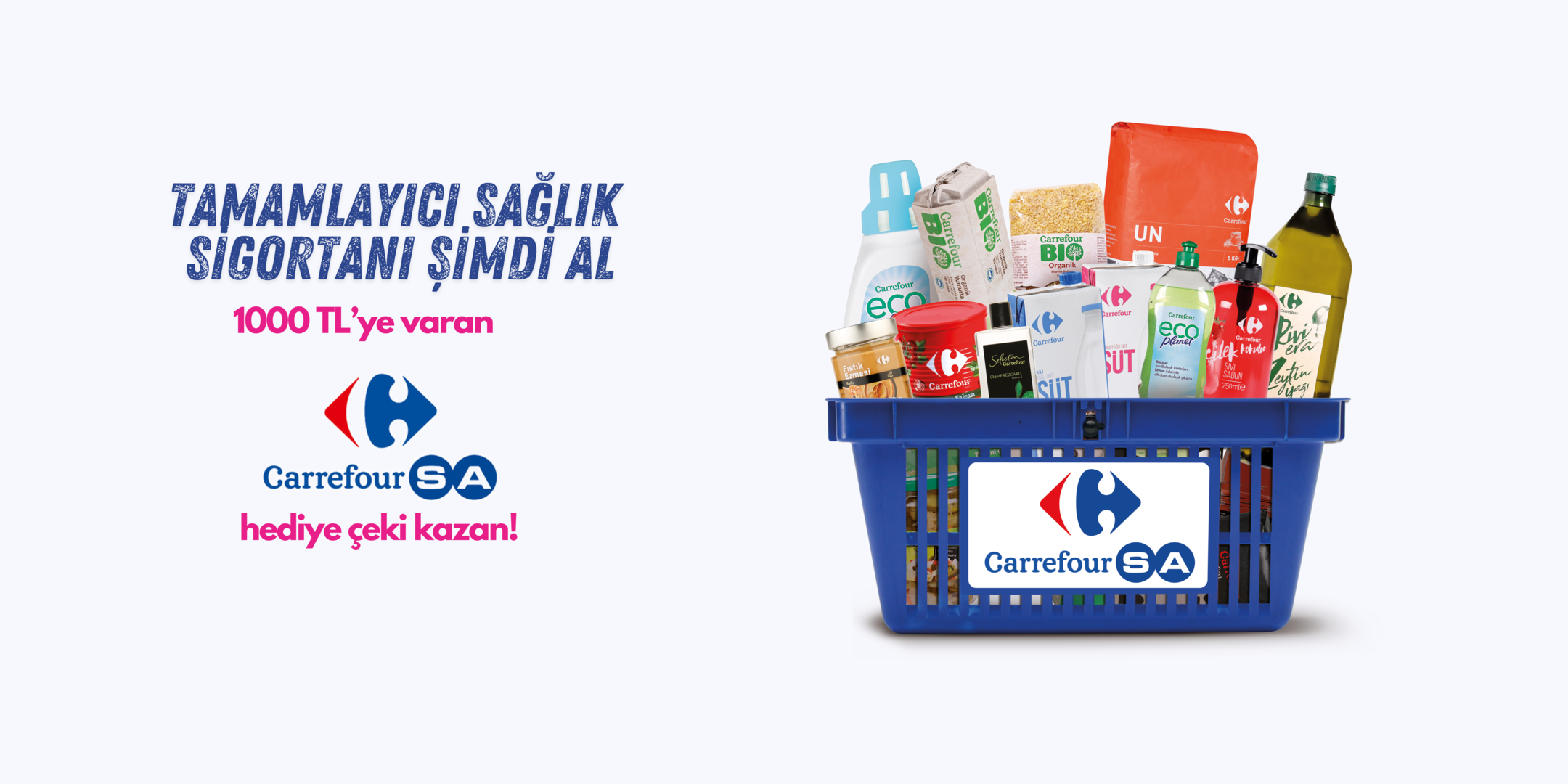 Size Özel 1000 TL'ye varan CarrefourSA Hediye Çeki Kampanyası