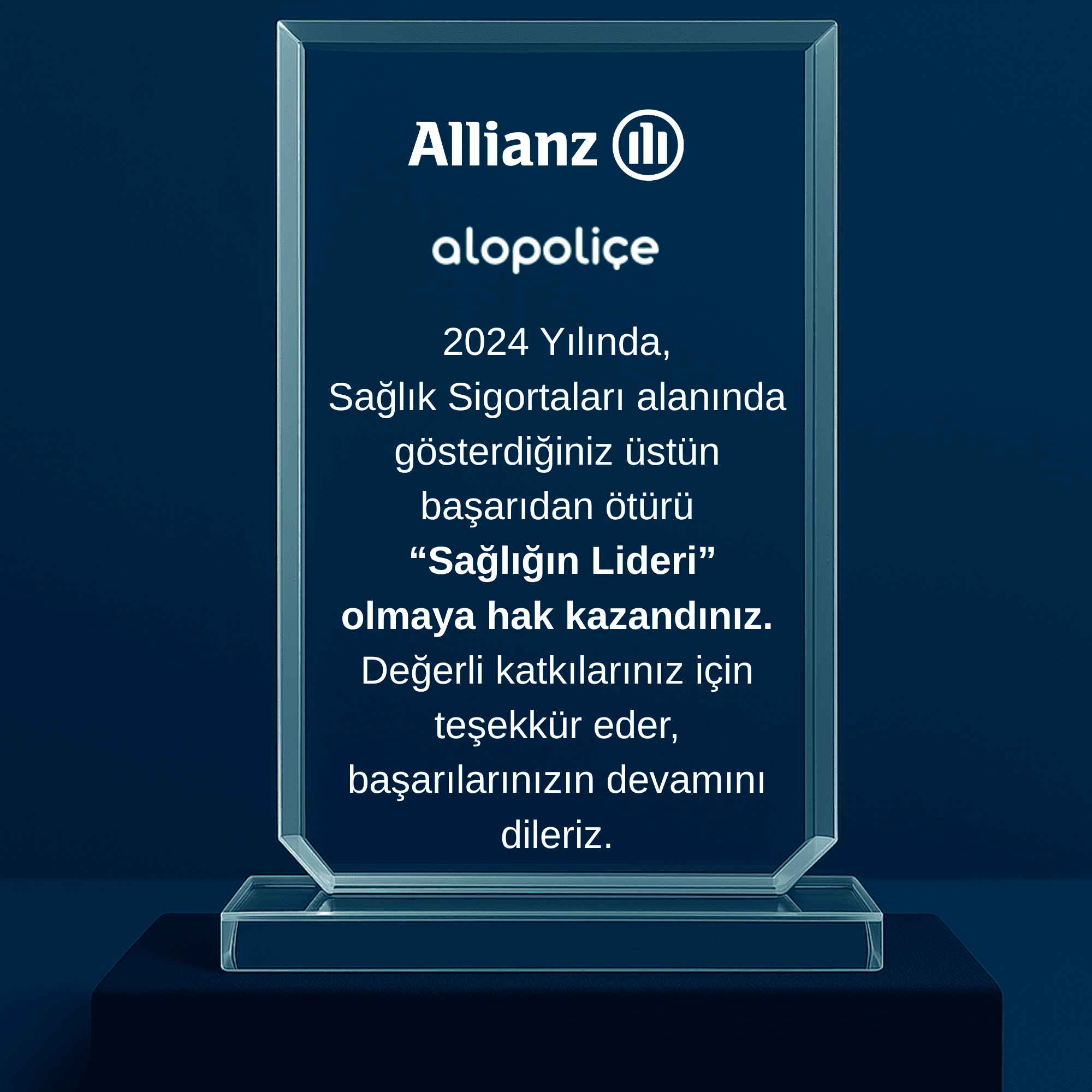 Allianz Sağlığın Lideri Ödülü ödül görseli