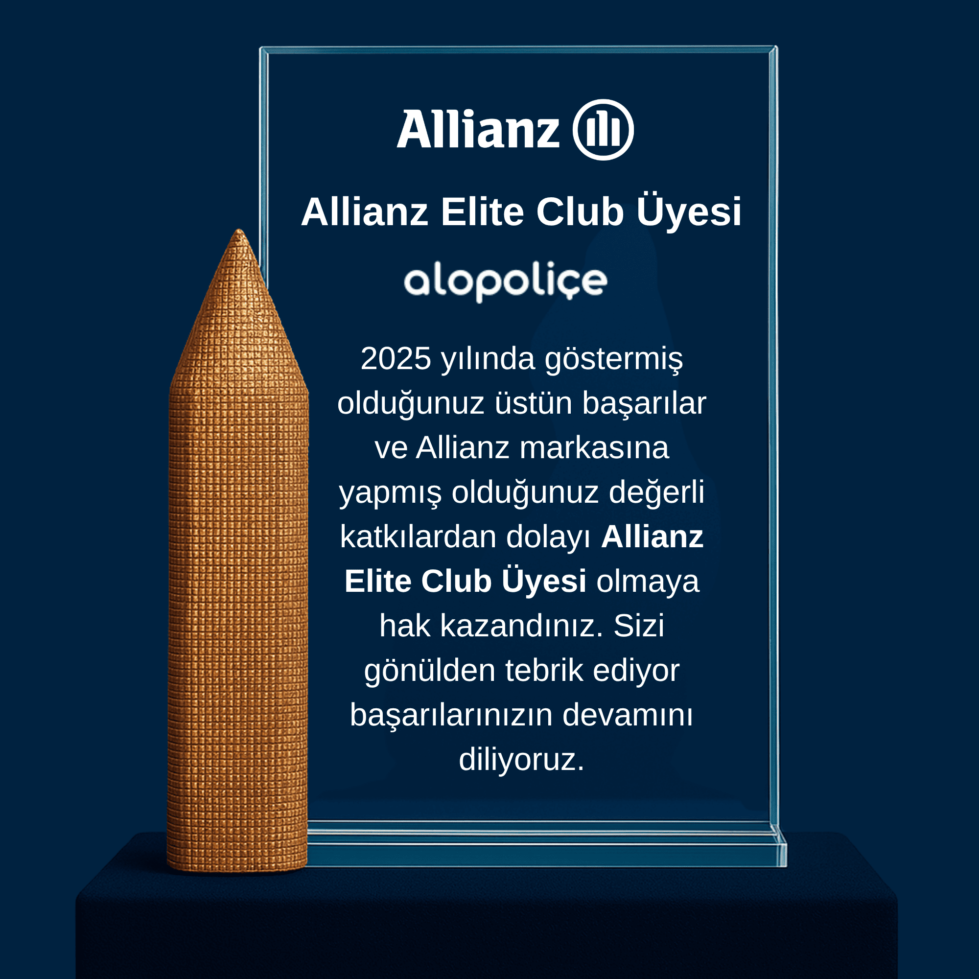 Allianz Elit Club Agecy ödül görseli